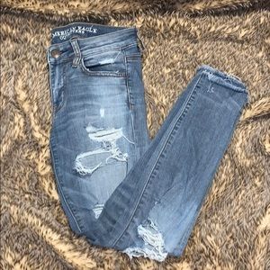 American Eagle crop jeggings